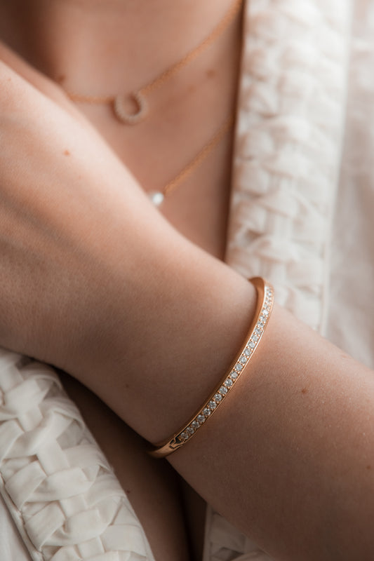 Lilly - Bangle Armbånd - Gull