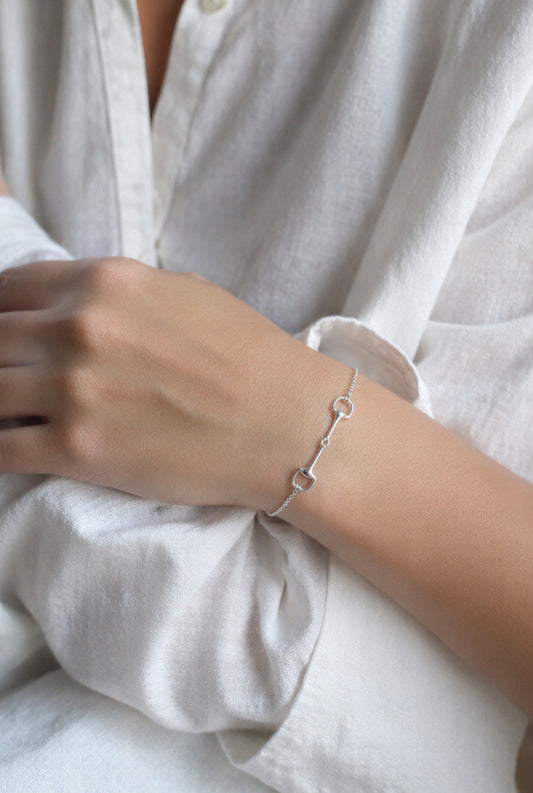 Isabelle - Horsebit Armbånd - Sølv