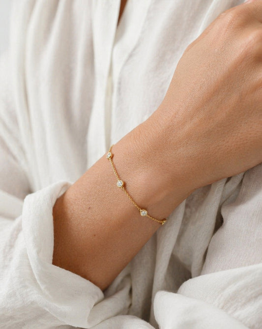 Johanne - Chain Armbånd - Gull
