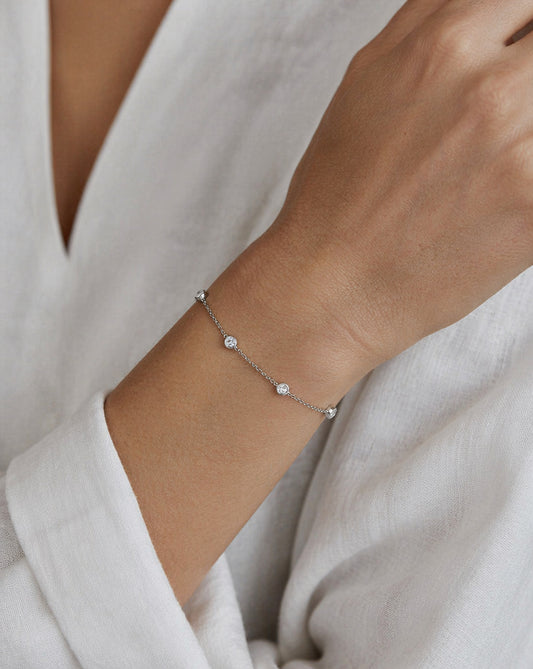 Johanne - Chain Armbånd - Sølv
