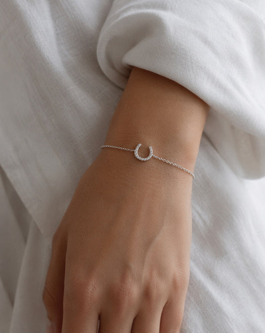 Lilly – Horseshoe armbånd - Sølv