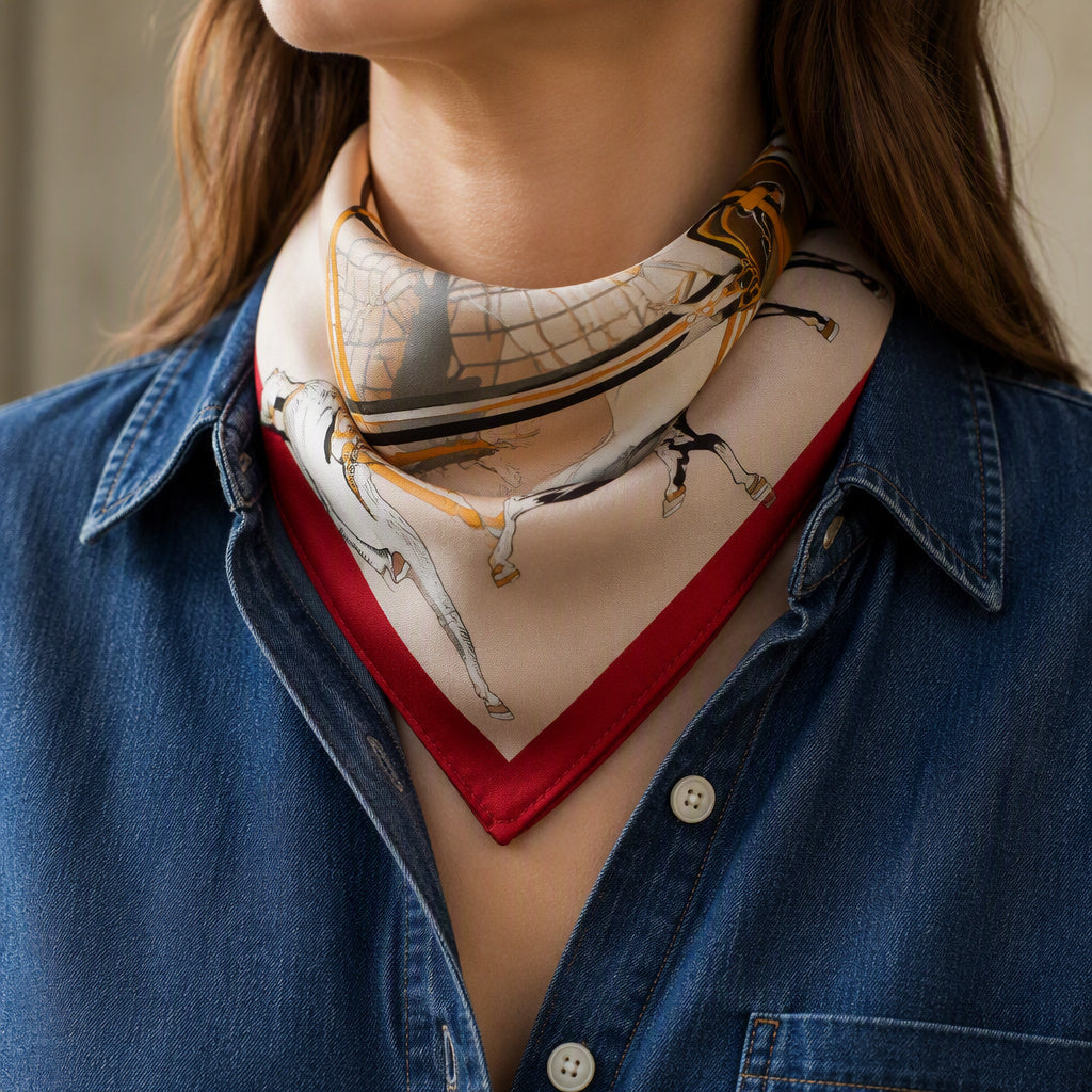 Scarf No. 02 – Rouge 53x53