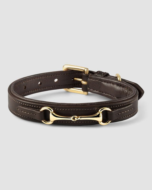Connection - Horsebit Hundehalsbånd - Havana Brown
