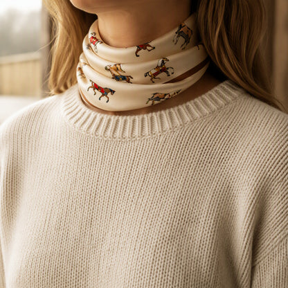 Scarf No. 01 – Ecru 65x65