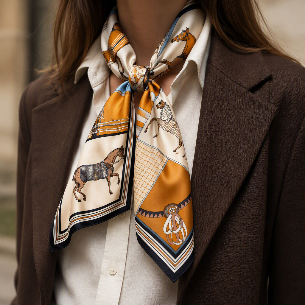 Scarf No. 05 - Equestrian 85x85