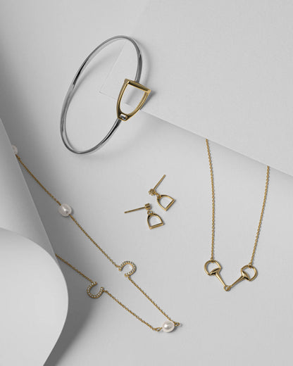 Johanne – Stirrup ørepynt - Sølv