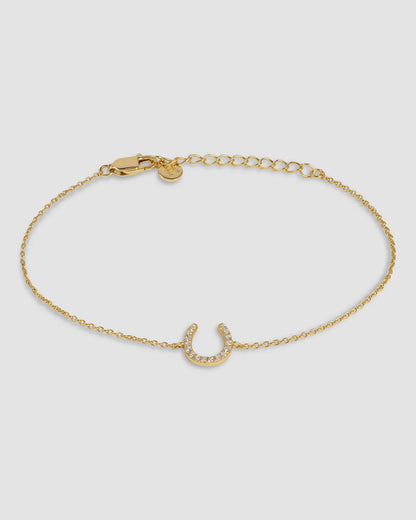 Lilly – Horseshoe armbånd - Gull
