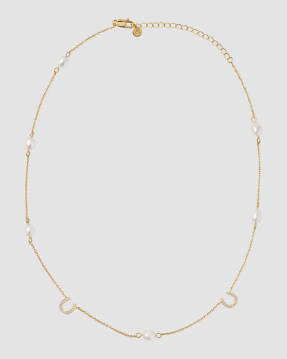Lilly – Horseshoe perlehalskjede