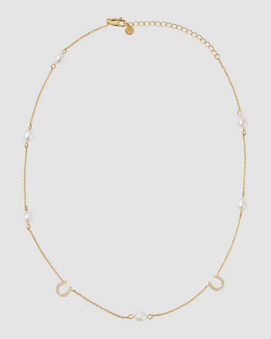 Lilly – Horseshoe perlehalskjede