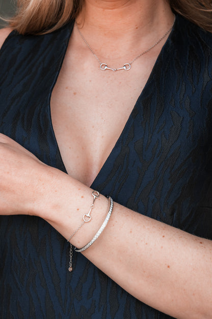 Lilly - Bangle Armbånd - Sølv