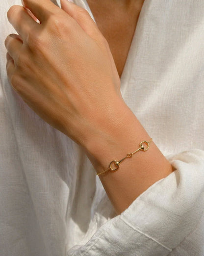 Isabelle - Horsebit Armbånd - Gull