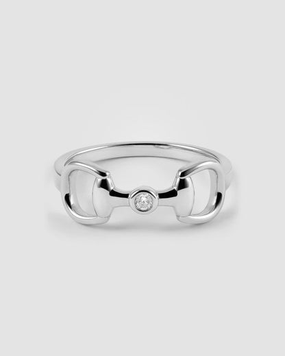 Isabelle - Horsebit Ring - Sølv