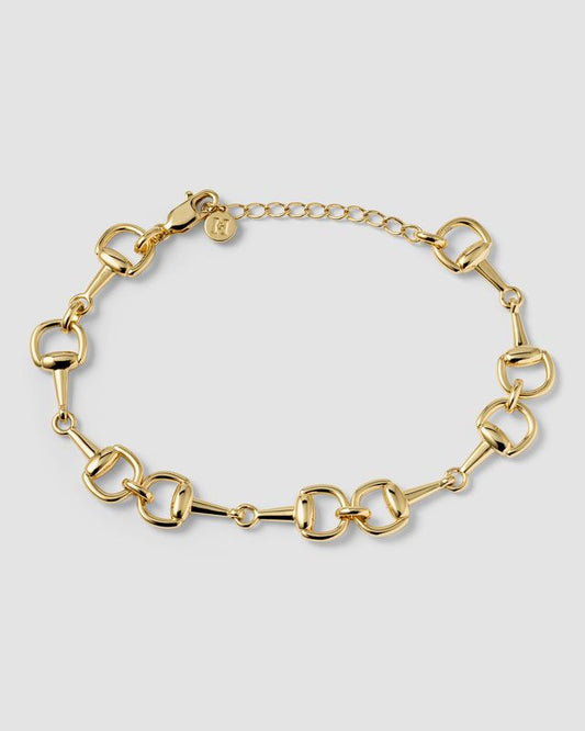Isabelle - Horsebits Armbånd - Gull