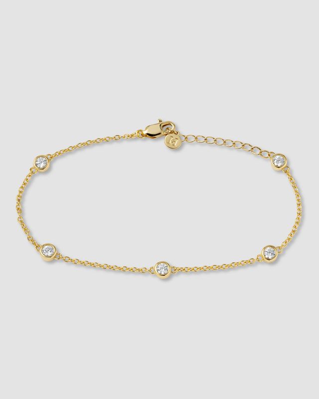 Johanne - Chain Armbånd - Gull