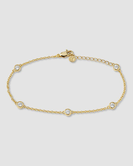 Johanne - Chain Armbånd - Gull