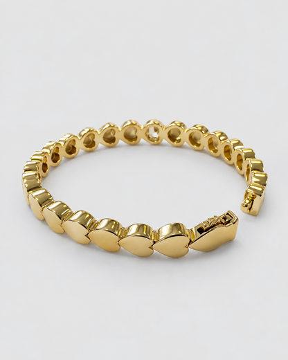 Josefine - Heart Bangle Bracelet