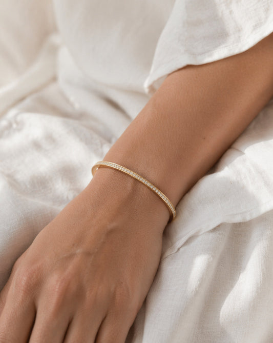 Lilly - Bangle Armbånd - Gull