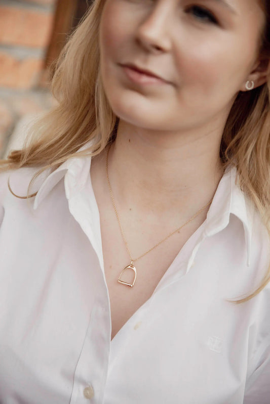 Johanne - Stirrup halskjede - Sølv