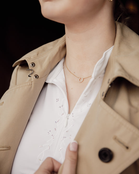 Lilly - Horseshoe halskjede - Sølv