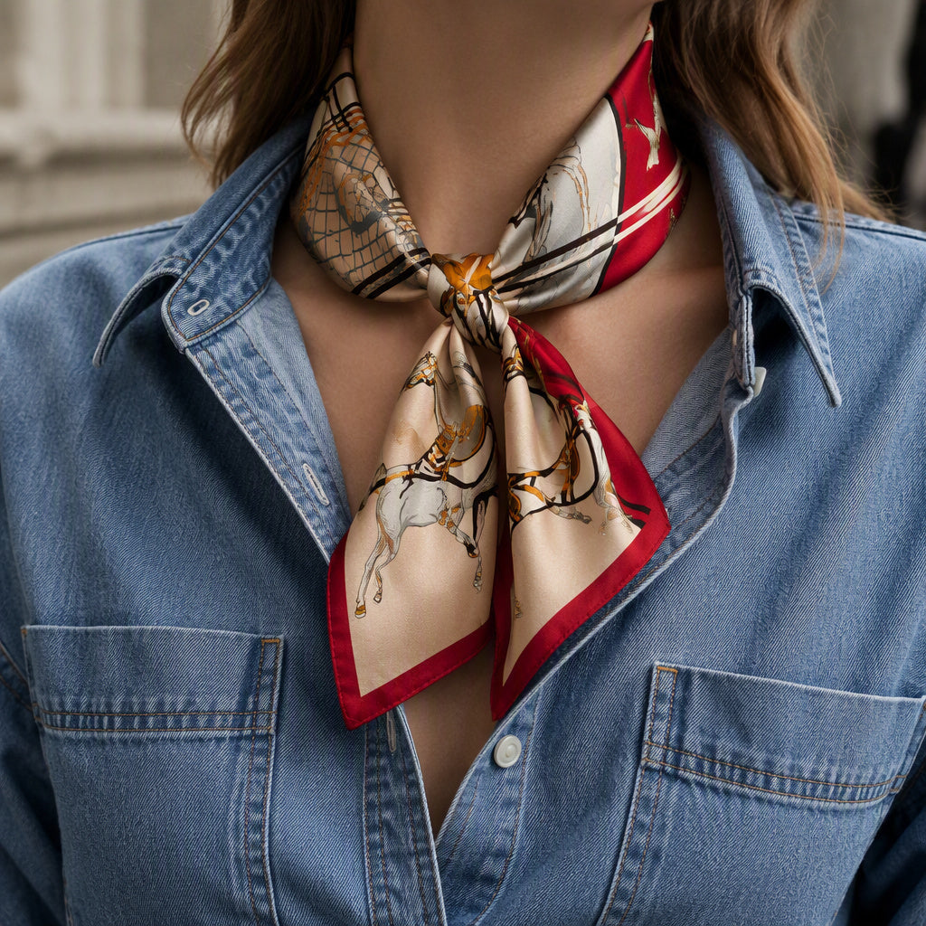 Scarf No. 02 – Rouge 53x53