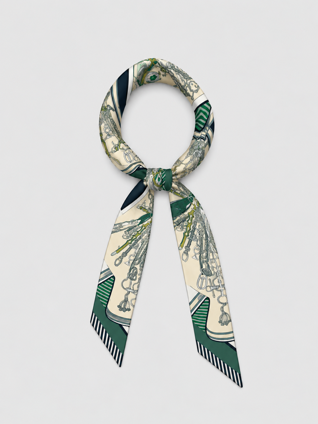 Twilly Scarf No. 09 - Cotswold Turquoise