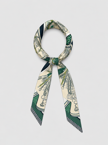 Twilly Scarf No. 09 - Cotswold Turquoise
