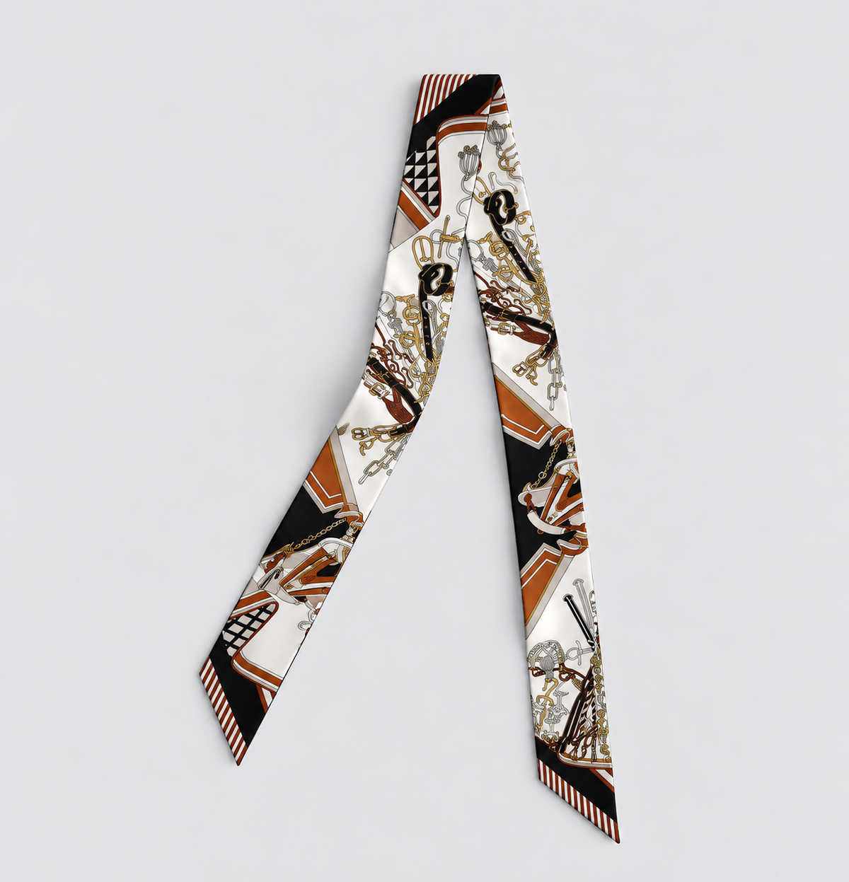 Twilly Scarf No. 06 - Cotswold Black