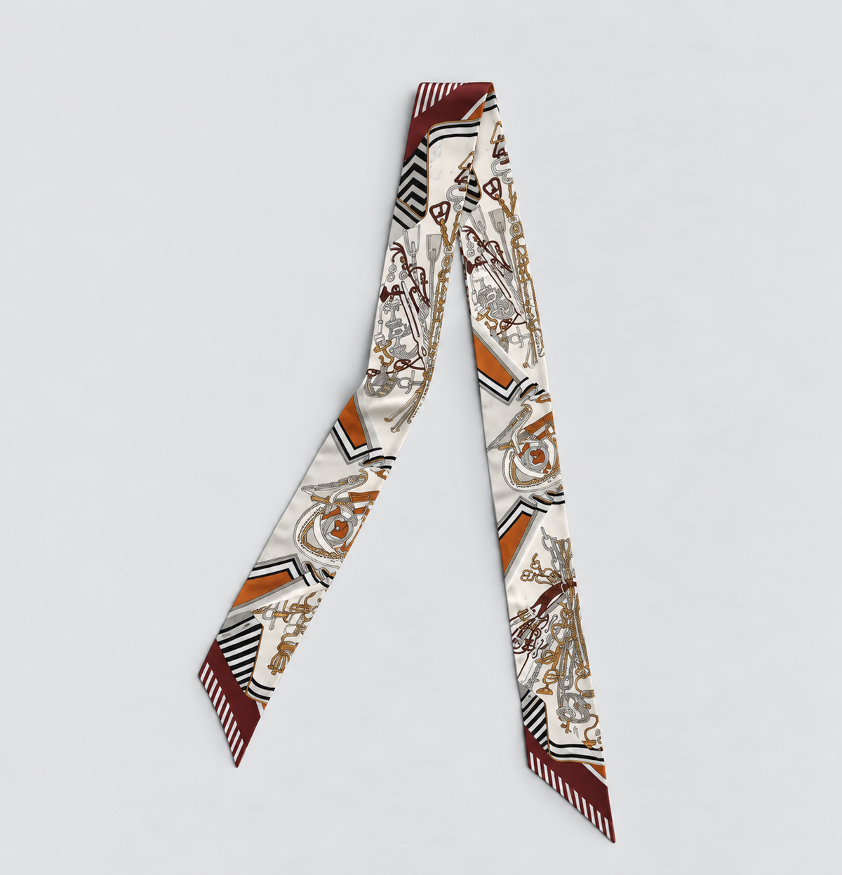 Twilly Scarf No. 07 - Cotswold Brown