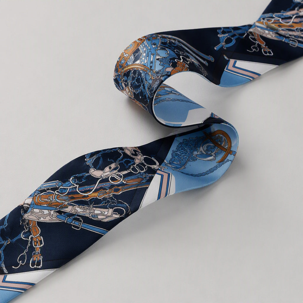 Twilly Scarf no. 08 - Cotswold Navy